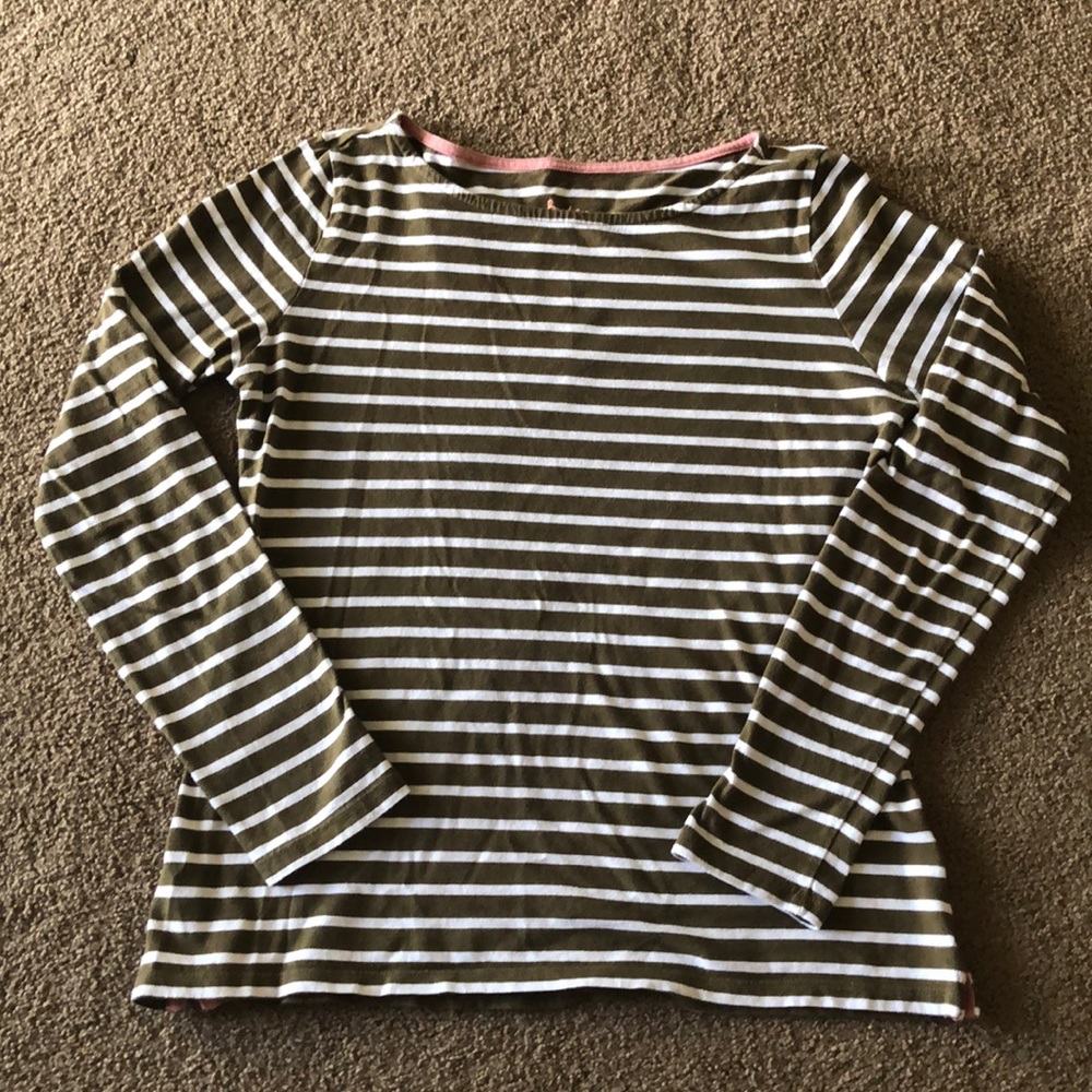 Boden Breton striped long sleeve top